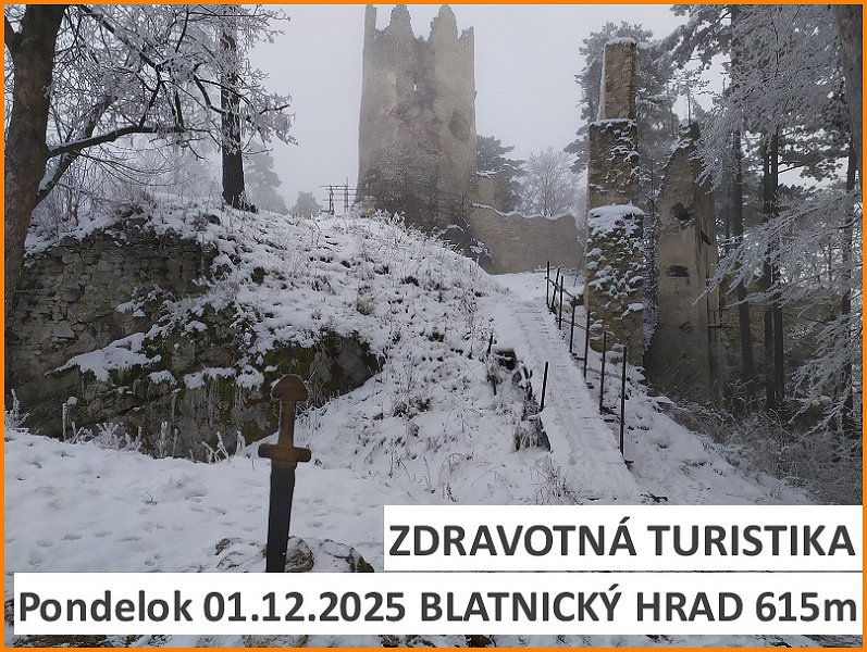 1.jpg - Nastal prvý mesiac zimného obdobia 2025 - 2026. Už 1. decembra 2025 je jasné, že idú na nás, na seniorov "psie časy". To sa, samozrejme, netýka turistov. Tí sú pripravení vždy, za každého počasia vyraziť do prírody. Pre nás platí: odev a výstroj prispôsobiť poveternostným podmienkám.